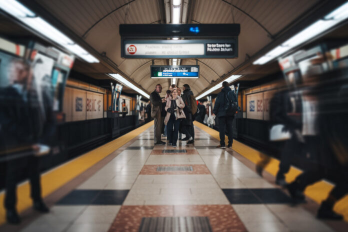 Files d'attente de voyageurs aux stations de métro parisiennes pendant les perturbations
