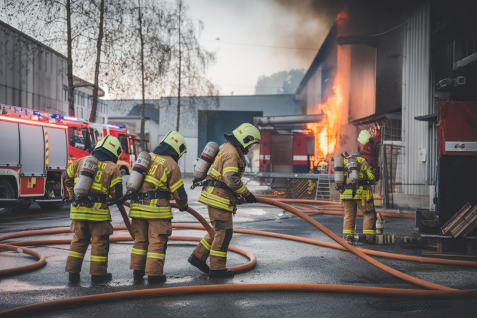 2 sociétés touchées, 40 pompiers mobilisés, un entrepôt en feu à Rillieux-la-Pape, ce que l'incendie a déjà endommagé